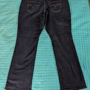 NWT Levi's Women's Classic Bootcut Jeans in Island Rinse Dark Indigo size 22W